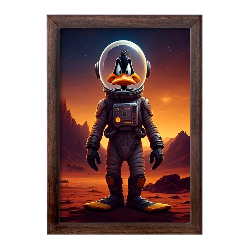تابلو خندالو طرح دافی داک (Daffy Duck) کد F11747