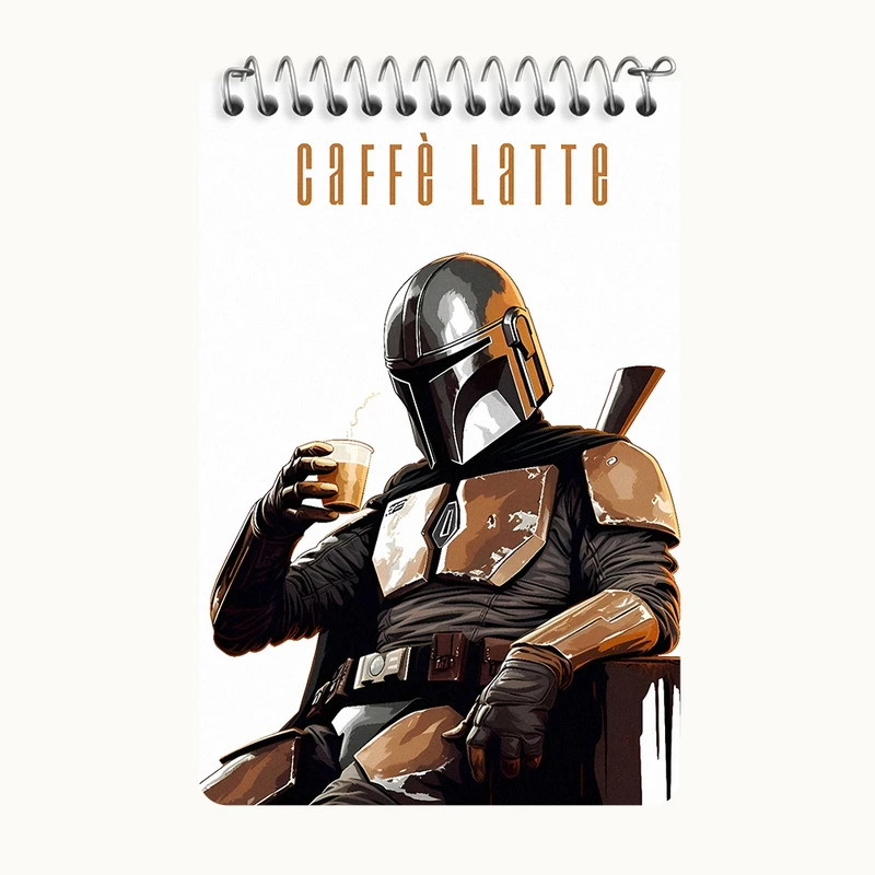 دفتر یادداشت 50 برگ خندالو طرح جنگ ستارگان (Star Wars) کد F10179