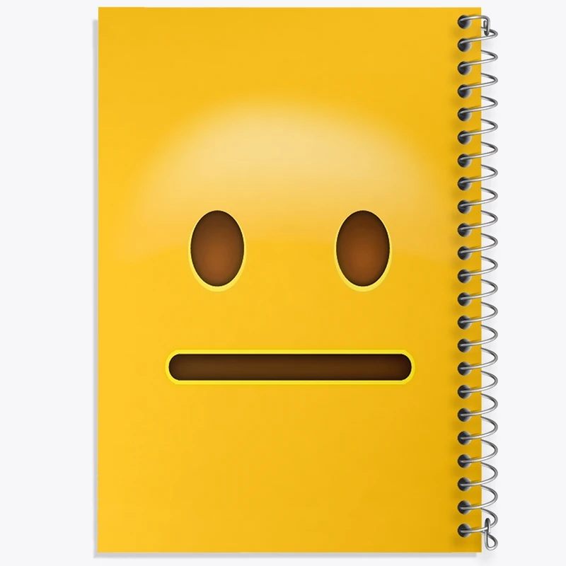دفتر طراحی 50 برگ خندالو طرح ایموجی Emoji  کد 1293