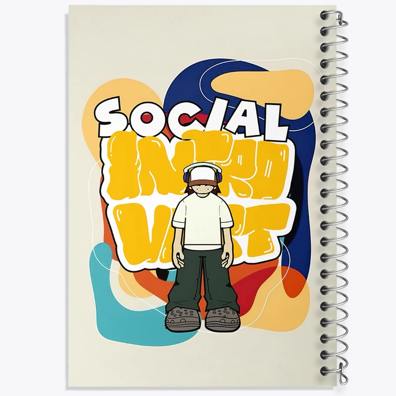 دفتر لیست خرید 50 برگ خندالو طرح Social کد F11031