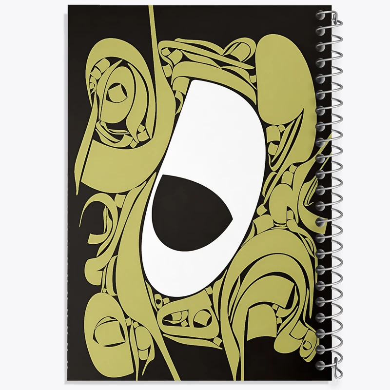 دفتر شطرنجی 50 برگ خندالو طرح تایپوگرافی کد F10798