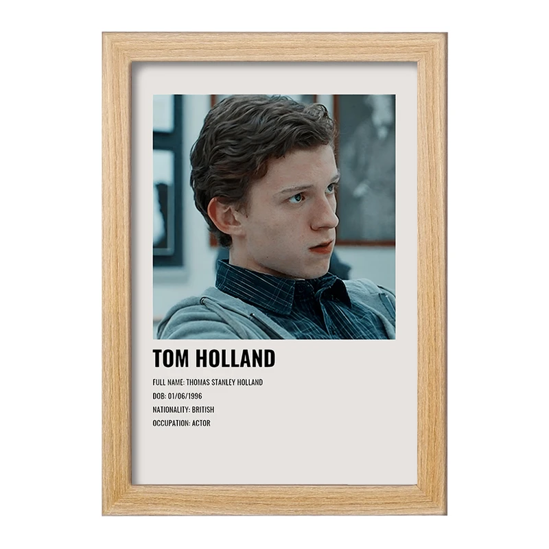 تابلو خندالو طرح تام هالند (Tom Holland) کد F13157