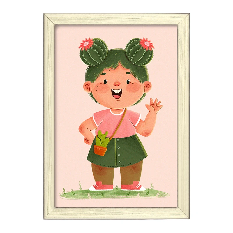 تابلو خندالو طرح دخترانه فانتزی کد 25727