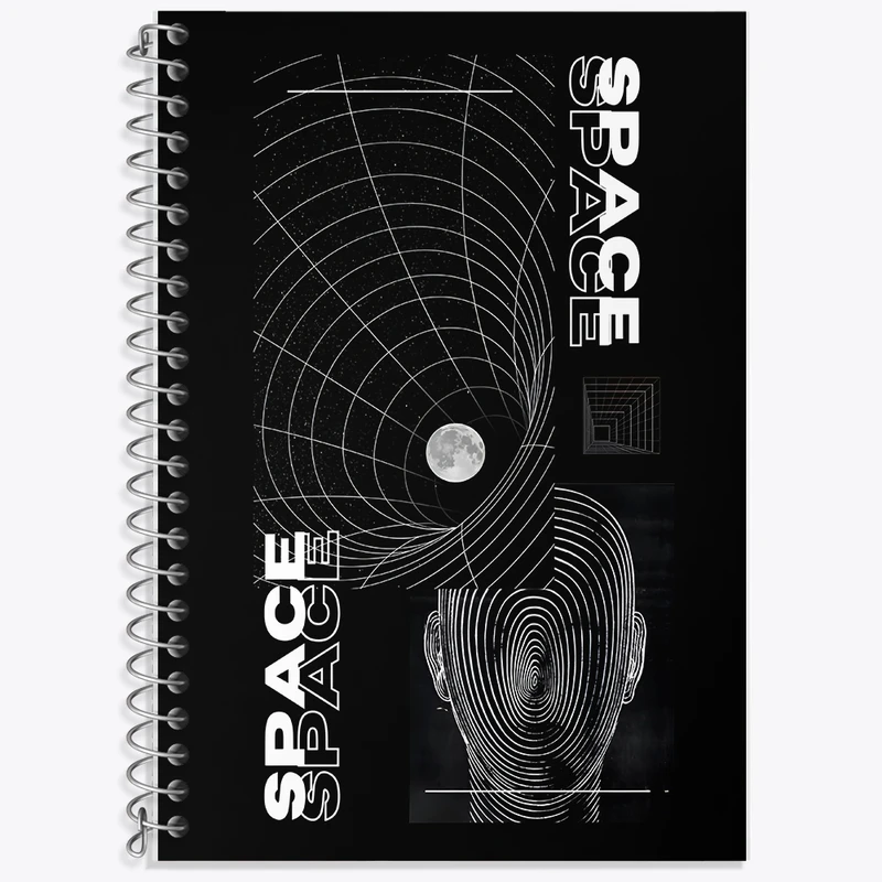 دفتر لغت 50 برگ خندالو طرح Space کد F10658