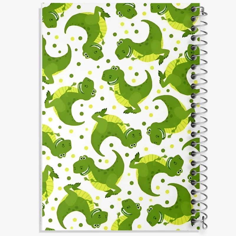 دفتر طراحی 50 برگ خندالو طرح پترن دایناسور داستان اسباب بازی کد N5229