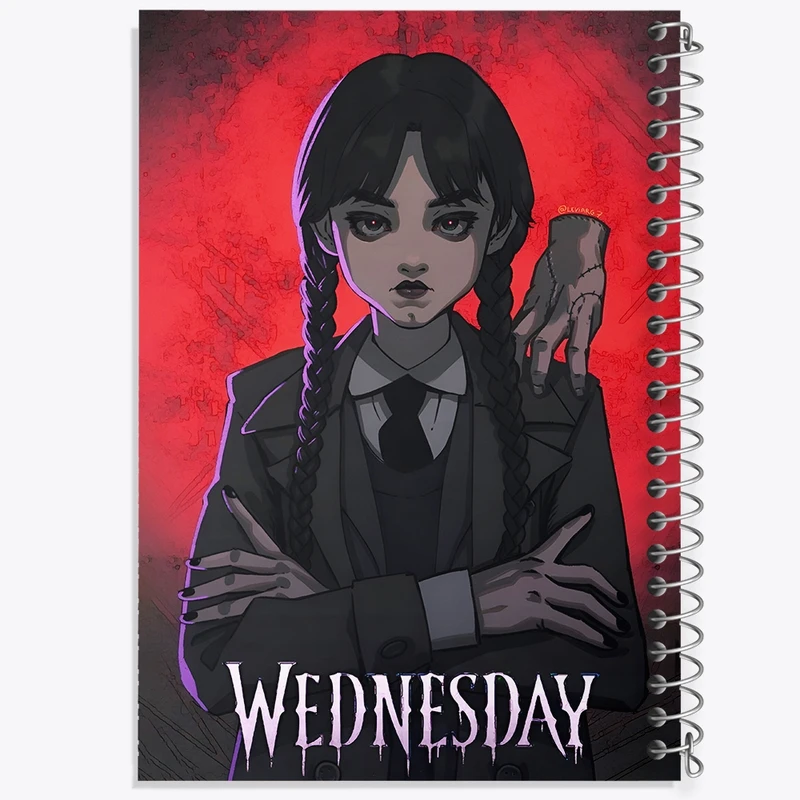 دفتر لیست خرید 50 برگ خندالو طرح ونزدی (Wednesday) کد F4951