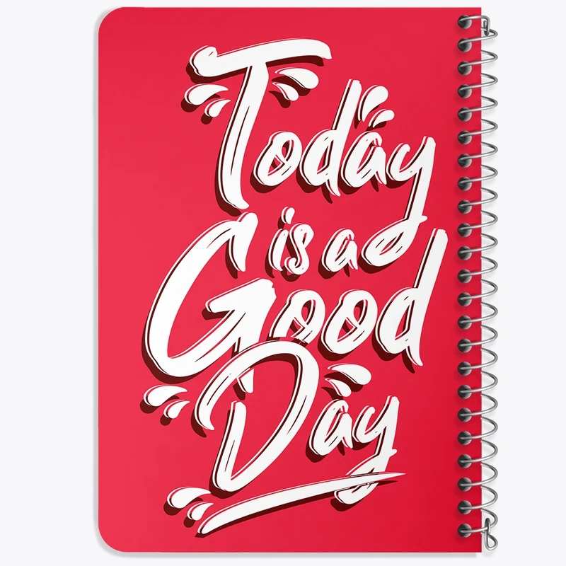 دفتر یادداشت 50 برگ خندالو طرح Today Is A Good Day کد F2541