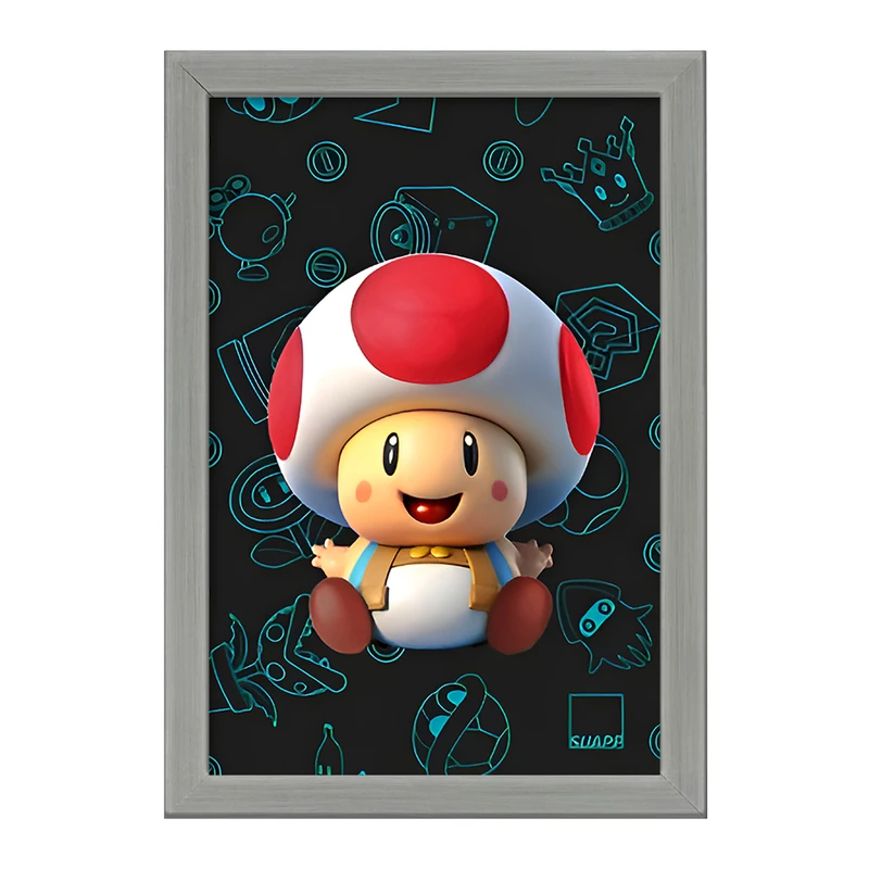 تابلو خندالو طرح سوپر ماریو (Super Mario) کد F9578