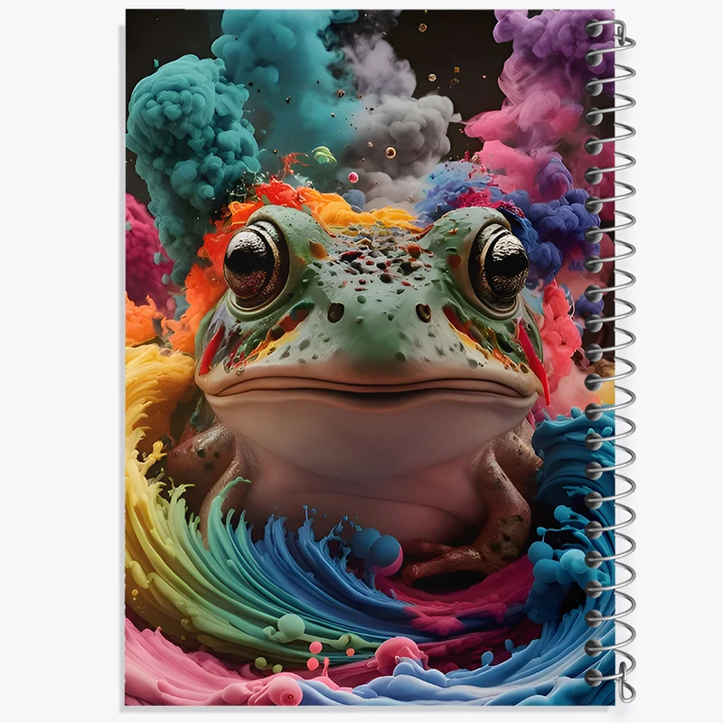 دفتر مشق 100 برگ خندالو طرح قورباغه کد F12729