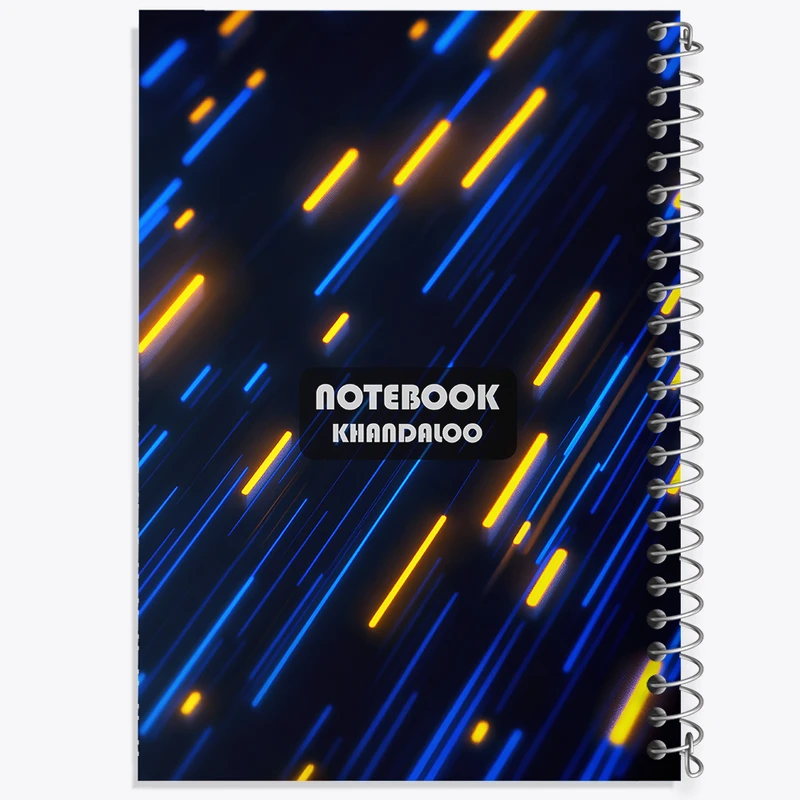 دفتر مشق 100 برگ خندالو طرح مدرن کد N7590