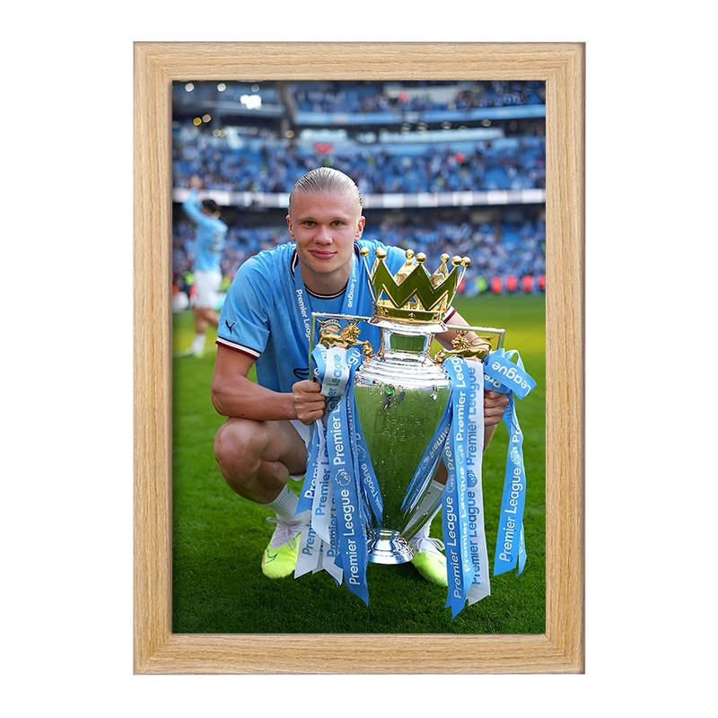 تابلو خندالو طرح ارلینگ هالند (Erling Haaland) کد F14277