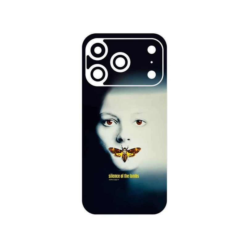 برچسب پوششی ماهوت مدل Silence of the Lambs مناسب برای گوشی موبایل اپل iPhone 17 Pro