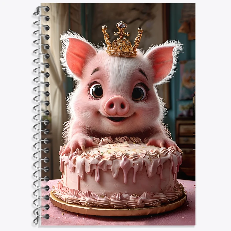 دفتر لغت 50 برگ خندالو طرح خوک بامزه کد F11859