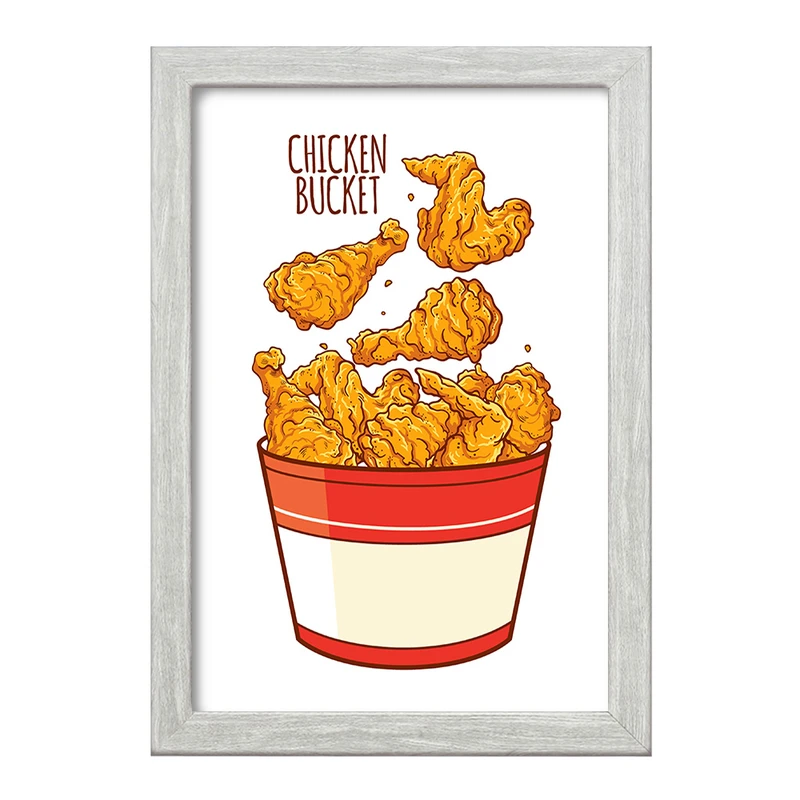 تابلو خندالو طرح فست فود (Fast Food) کد 36564