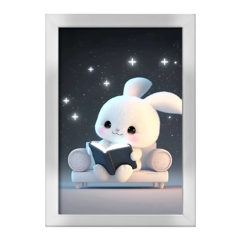 تابلو خندالو طرح خرگوش بامزه کد F5725