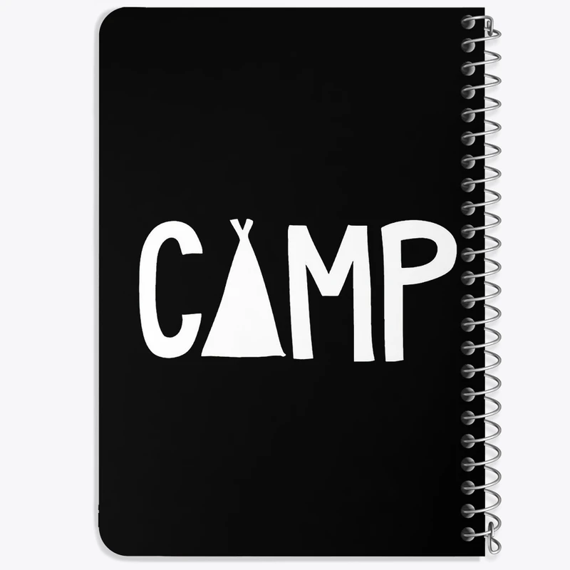 دفتر یادداشت 50 برگ خندالو طرح کمپینگ (Camping) کد 37832