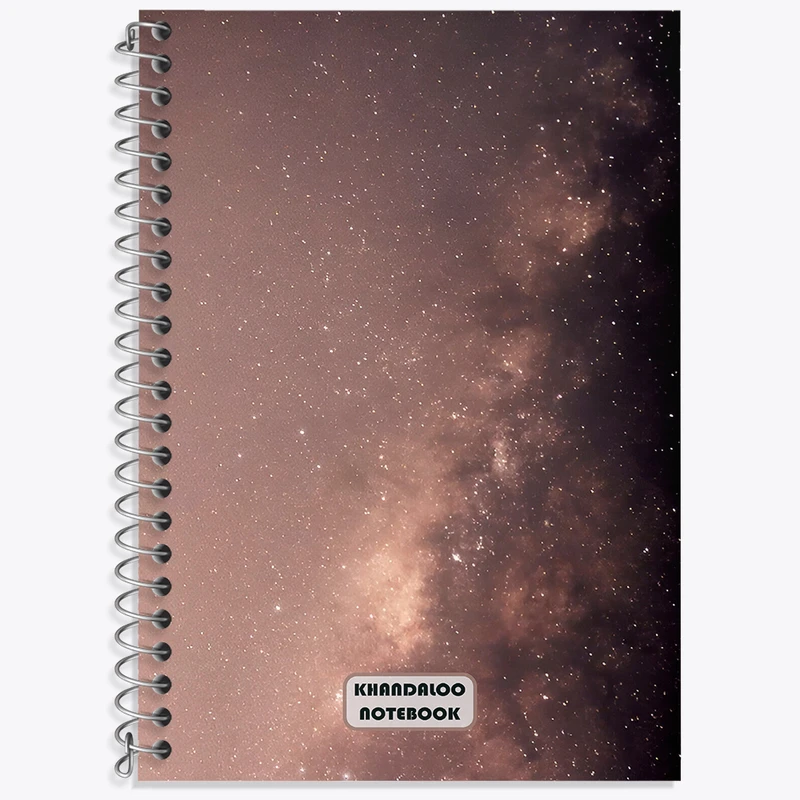 دفتر زبان 50 برگ خندالو مدل دو خط طرح مدرن کد N8594