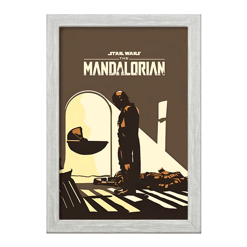 تابلو خندالو طرح مندلورین (The Mandalorian) کد F13742