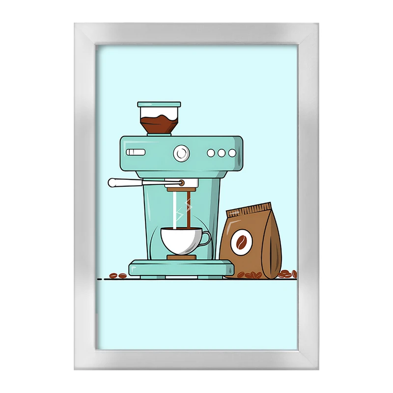 تابلو خندالو طرح دستگاه اسپرسوساز کد F10400