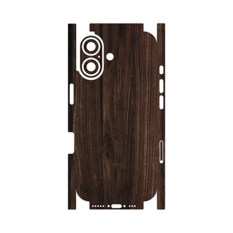 برچسب پوششی ماهوت مدل Dark_Walnut_Wood-FullSkin مناسب برای گوشی موبایل اپل iPhone 17