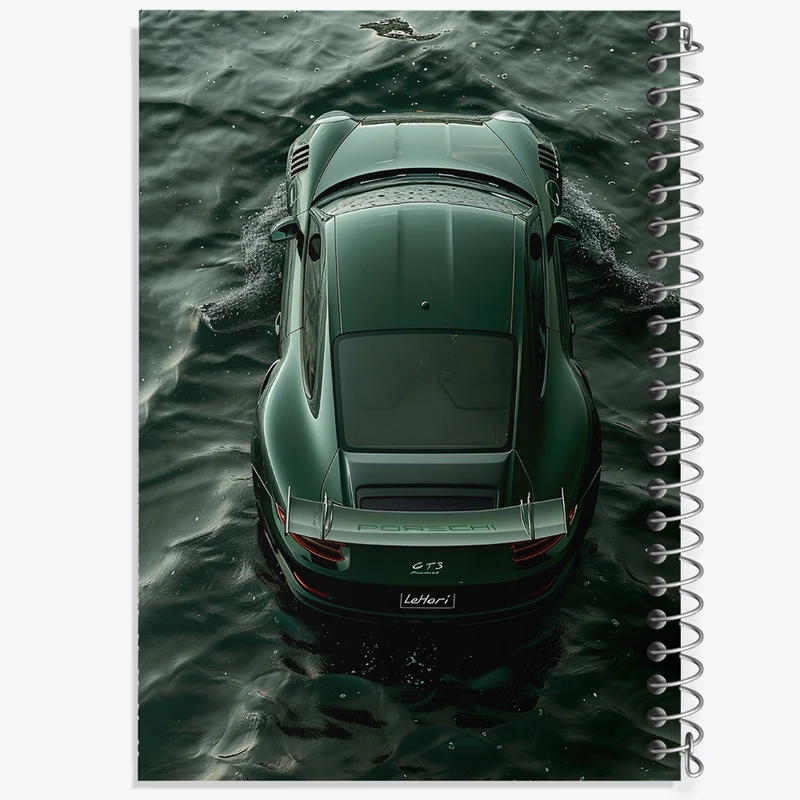 دفتر طراحی 50 برگ خندالو طرح ماشین اسپرت کد F3671