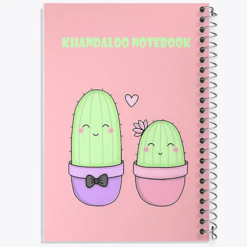 دفتر لیست خرید 50 برگ خندالو طرح کاکتوس عاشق کد N7387