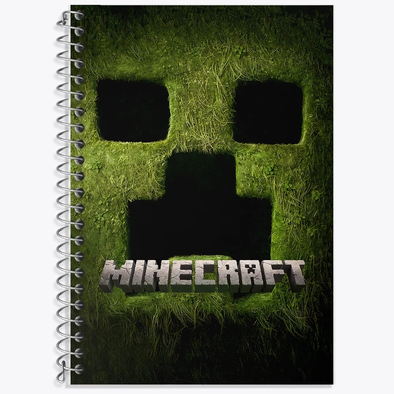 دفتر لغت 50 برگ خندالو طرح ماینکرافت (Minecraft) کد F14065
