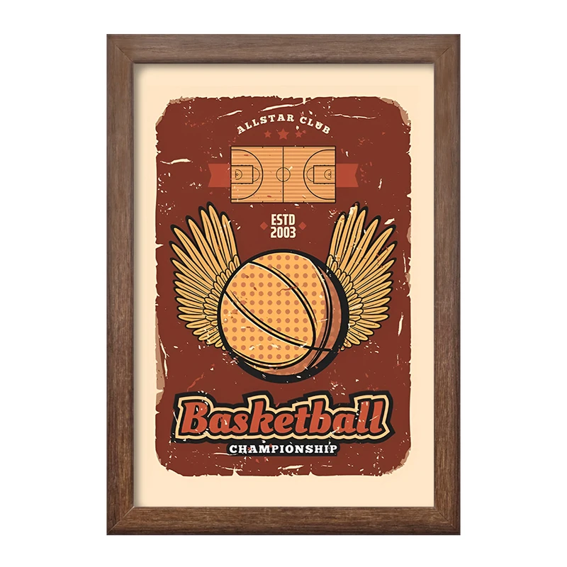 تابلو خندالو طرح بسکتبال (Basketball) کد F14249