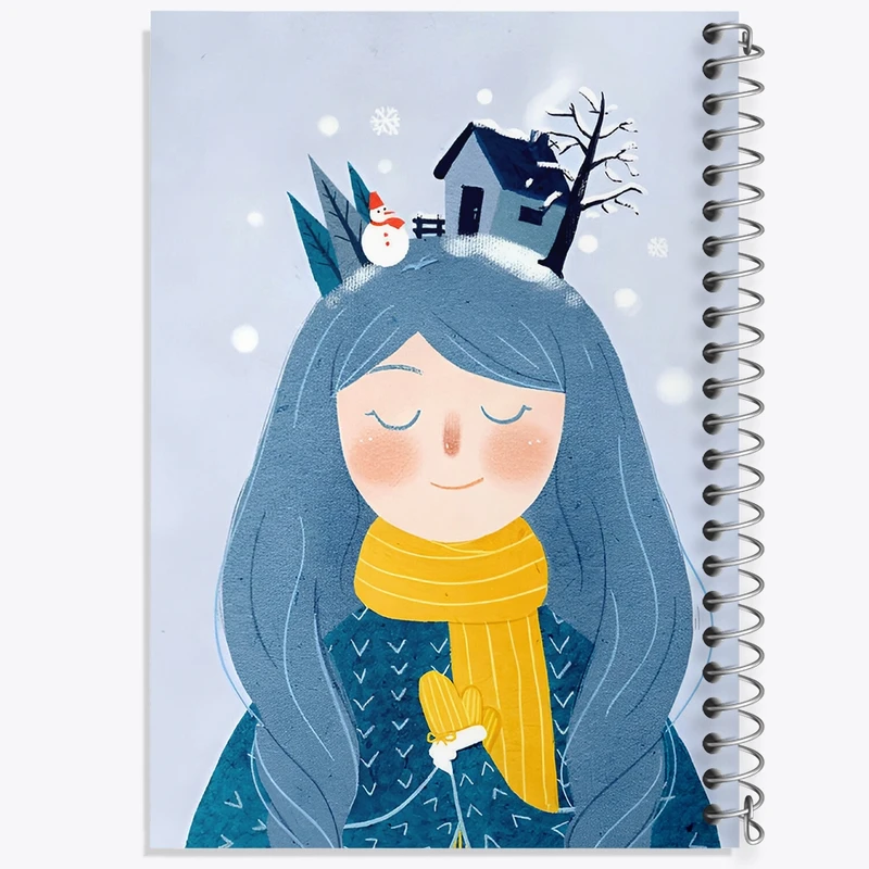 دفتر طراحی 50 برگ خندالو طرح دخترانه کد N5659