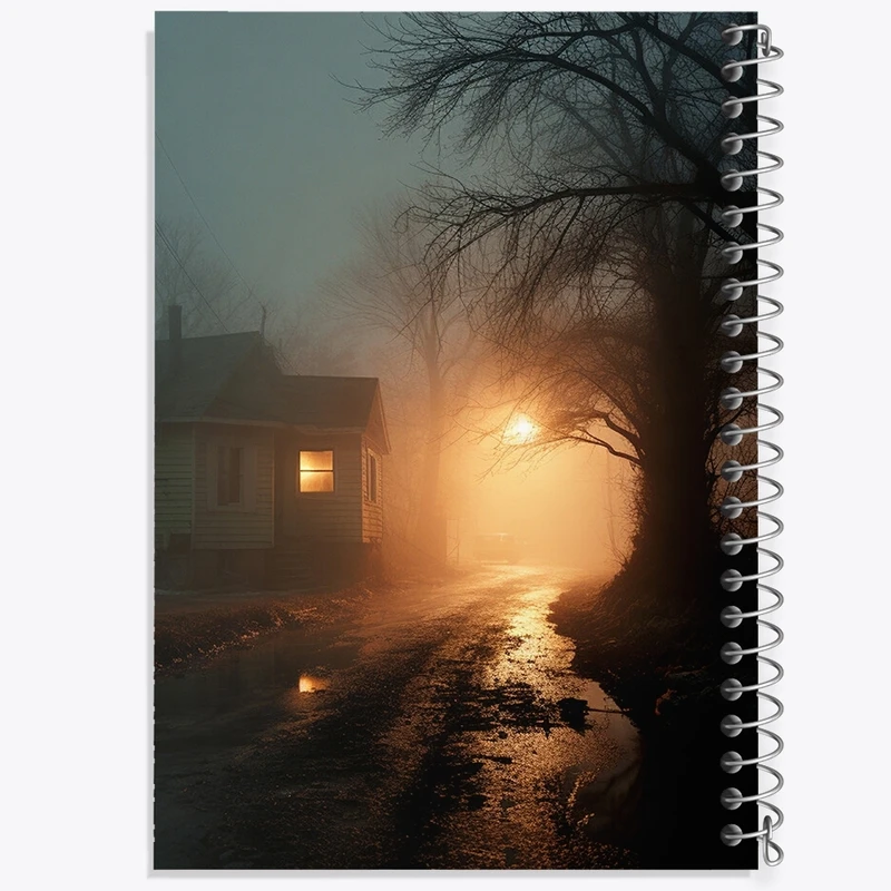 دفتر طراحی 50 برگ خندالو طرح شب کد F492