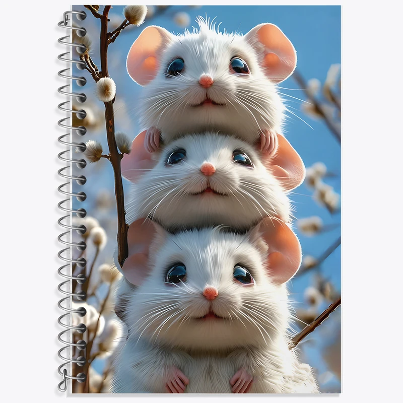 دفتر نت موسیقی 50 برگ خندالو طرح موش های بازیگوش کد F12791