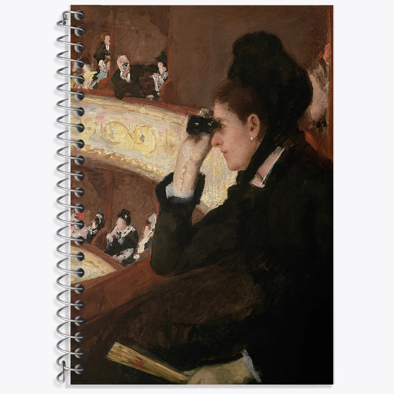 دفتر لغت 50 برگ خندالو طرح نقاشی در جایگاه اثر مری کاسات کد F12158