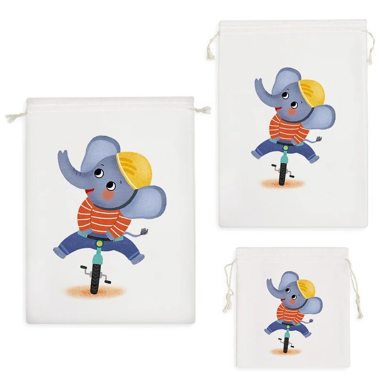 نظم دهنده خندالو مدل فیل دوچرخه سوار کد H1194 مجموعه 3 عددی