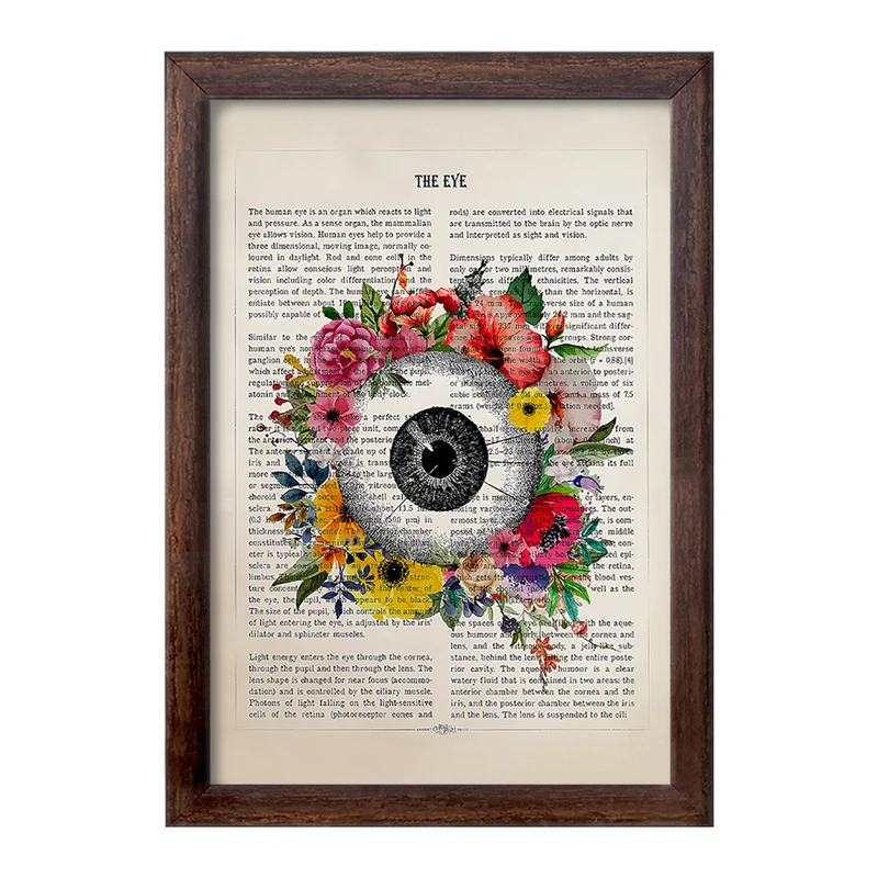 تابلو خندالو طرح چشم (Eye) کد F14046