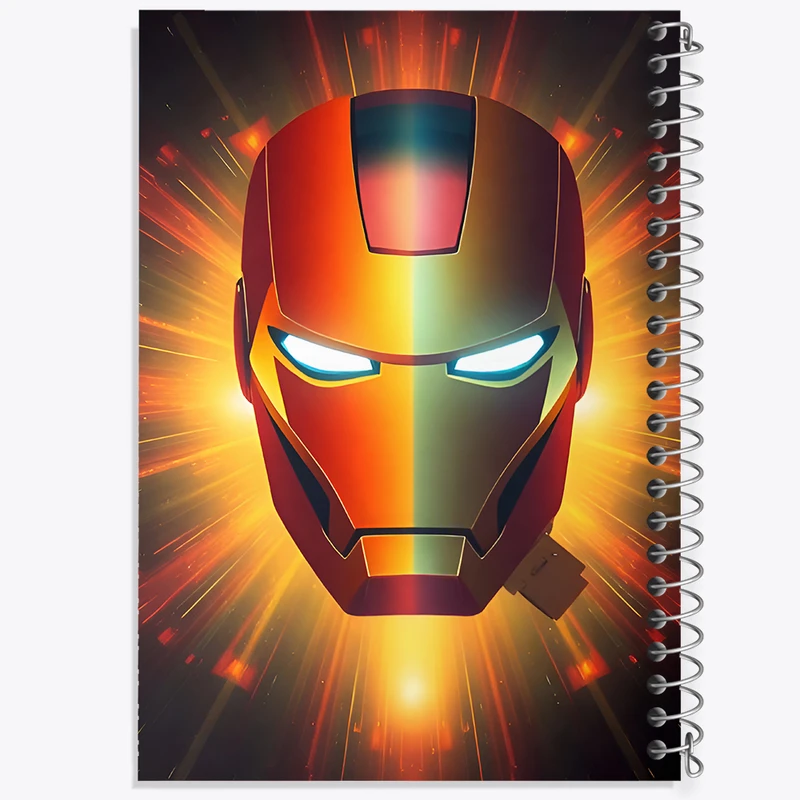 دفتر مشق 100 برگ خندالو طرح مرد آهنی مارول (Marvel) کد F11759