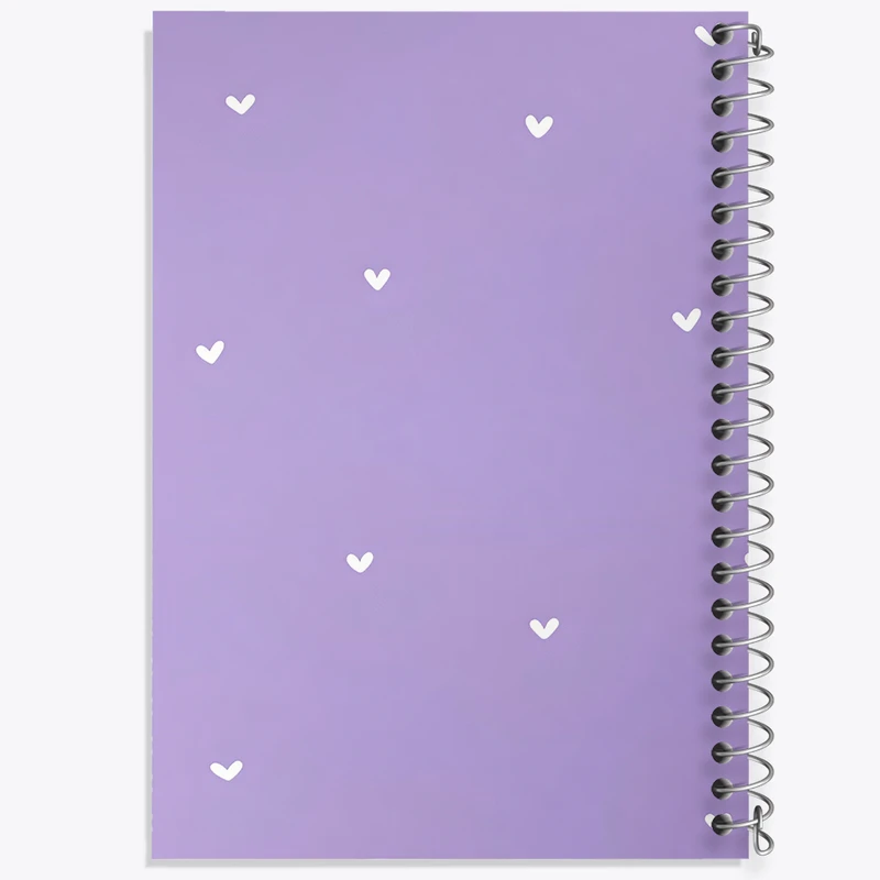 دفتر مشق 100 برگ خندالو طرح پترن قلب کد F3718