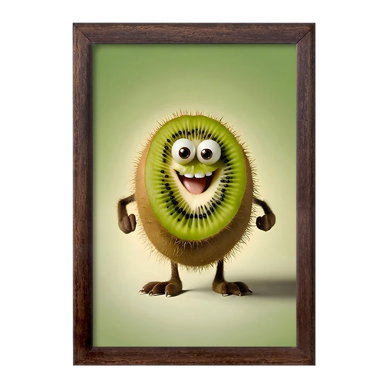 تابلو خندالو طرح کیوی بامزه کد F8620