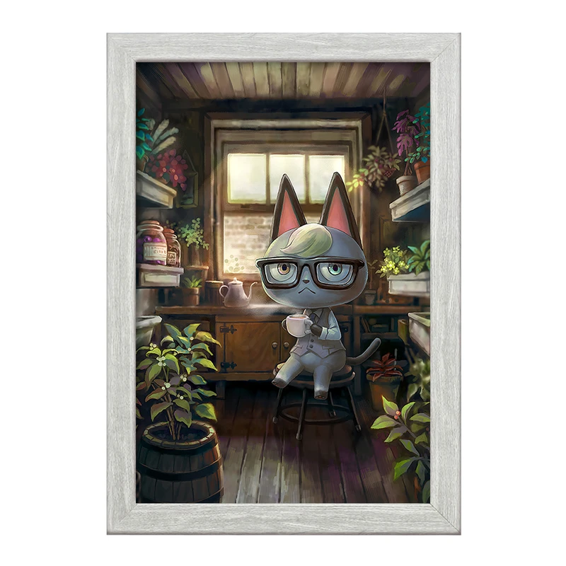 تابلو خندالو طرح بازی انیمال کراسینگ (Animal Crossing) کد 32653