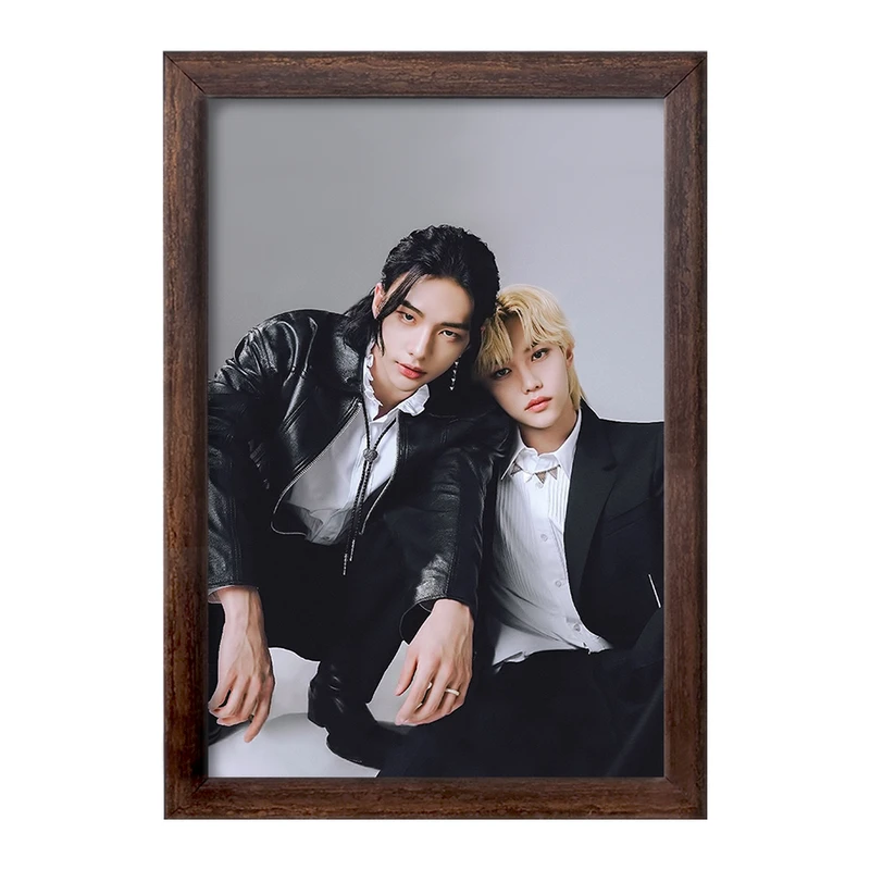 تابلو خندالو طرح هیونجین و فلیکس گروه استری کیدز Stray Kids  کد 11868