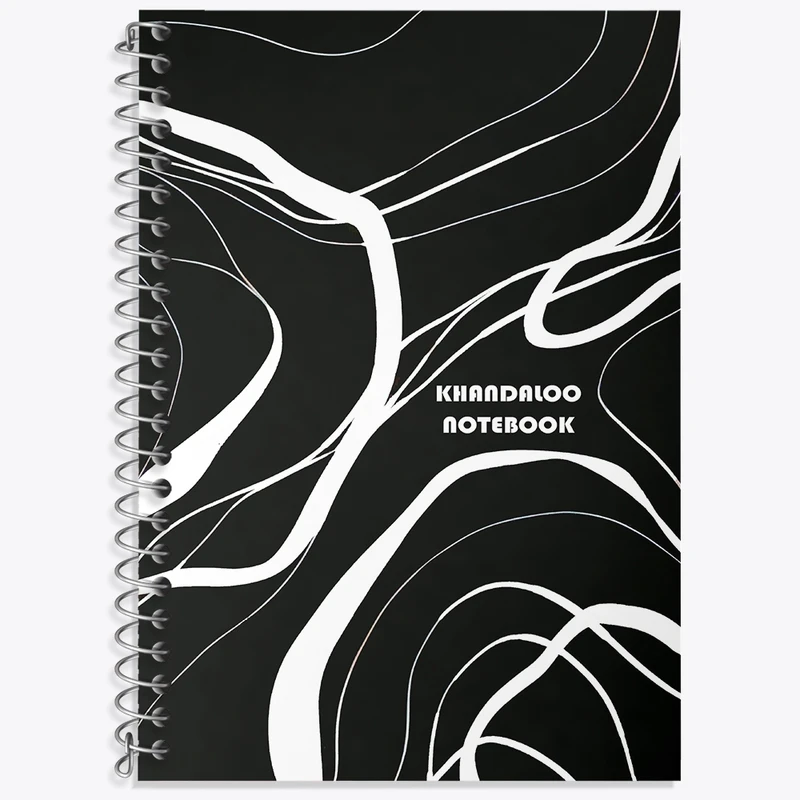 دفتر زبان 50 برگ خندالو مدل سه خط طرح مدرن کد N8802