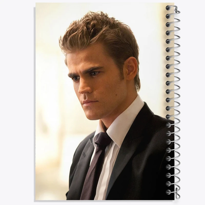 دفتر طراحی 50 برگ خندالو طرح استفان سالواتوره خاطرات یک خون آشام The Vampire Diaries  کد 20286