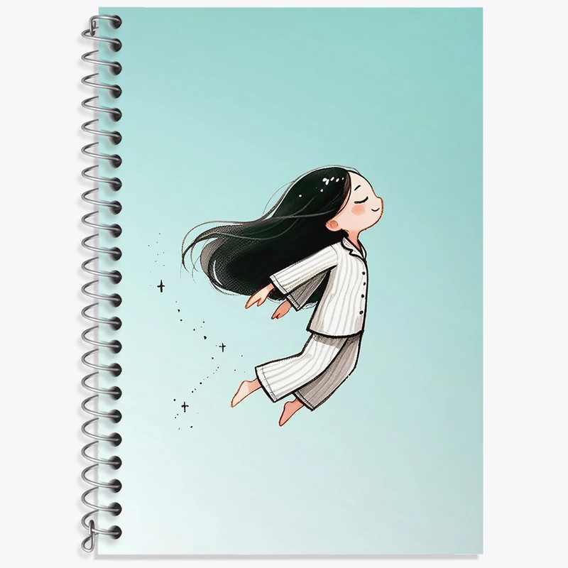 دفتر نت موسیقی 50 برگ خندالو طرح دخترانه بامزه کد F3318