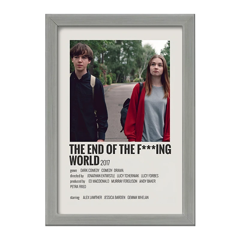 تابلو خندالو طرح پایان دنیای لعنتی کد F13309