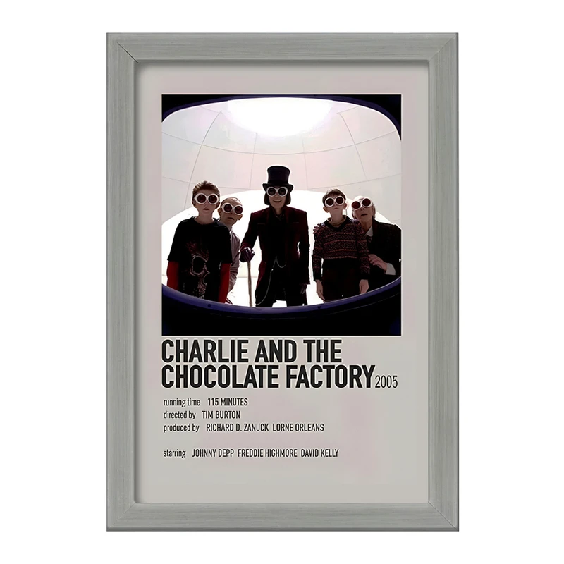 تابلو خندالو طرح چارلی و کارخانه شکلات سازی کد F13123