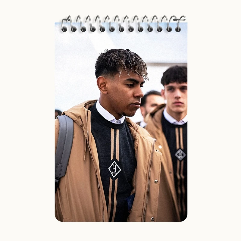 دفتر یادداشت 50 برگ خندالو طرح لامین یامال (Lamine Yamal) کد F14308