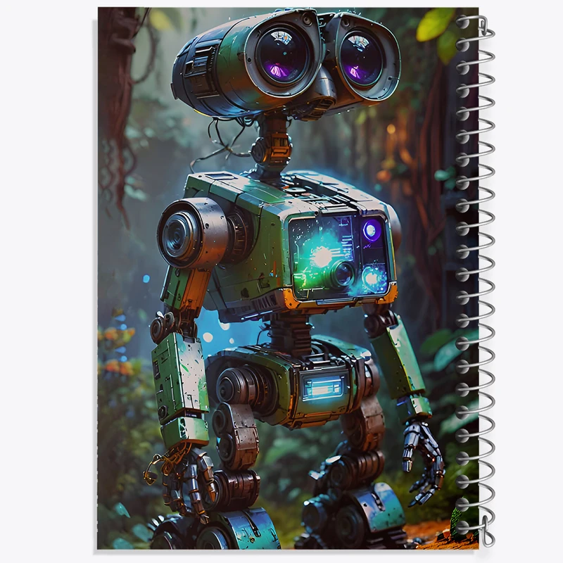 دفتر مشق 100 برگ خندالو طرح ربات کد F9248