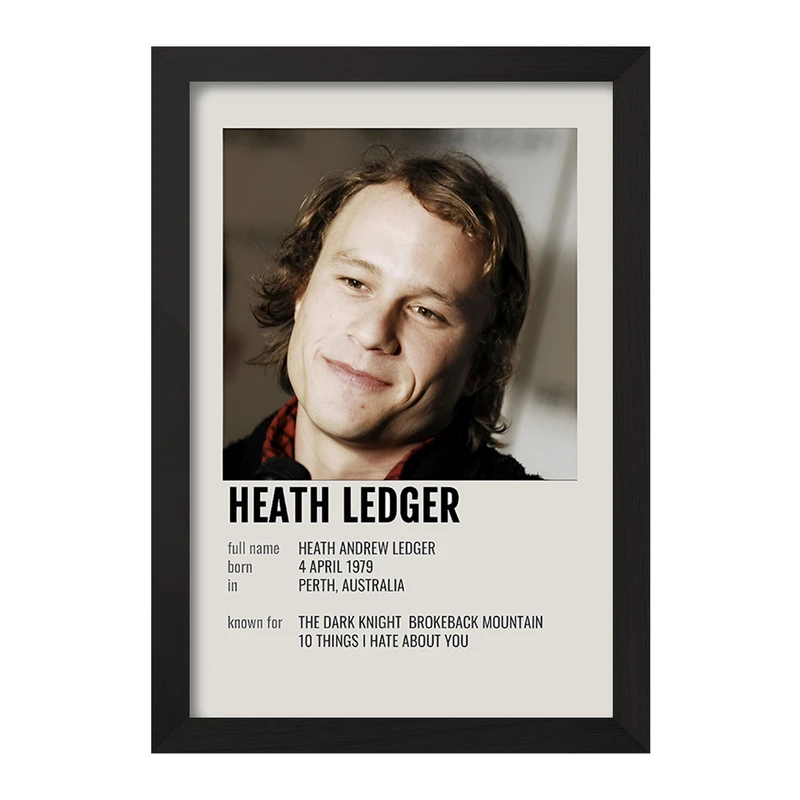 تابلو خندالو طرح هیث لجر (Heath Ledger) کد F13159
