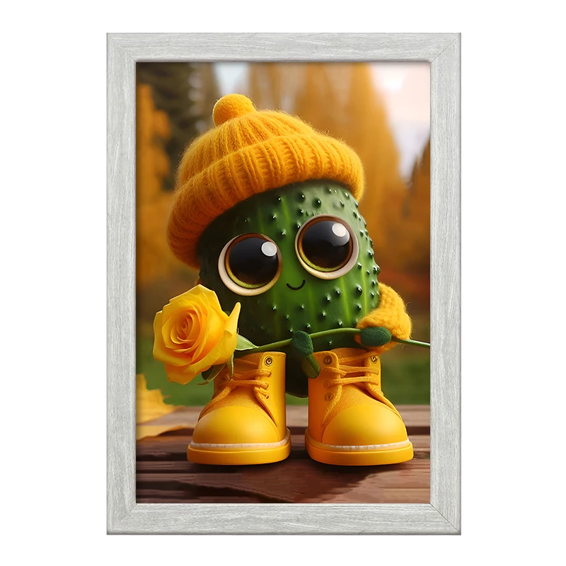 تابلو خندالو طرح خیار بامزه کد F7562