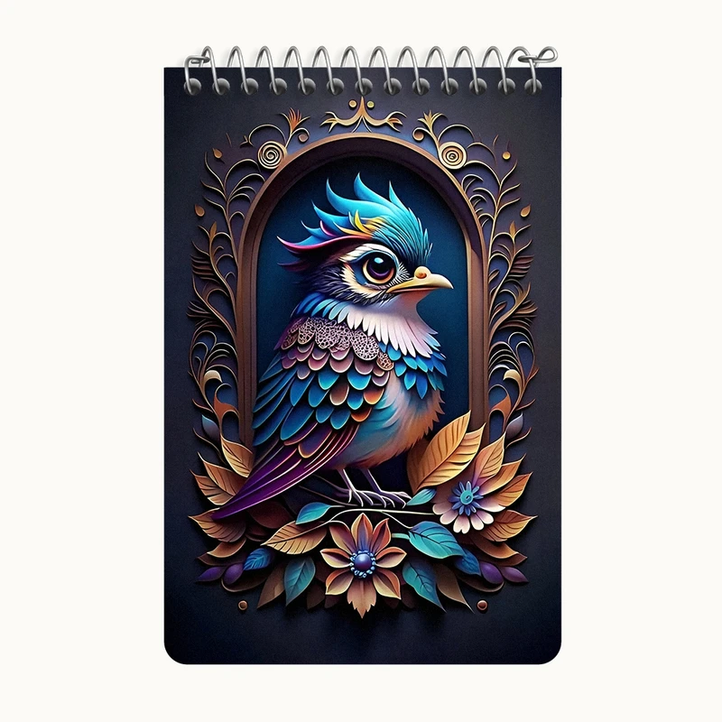 دفتر یادداشت 50 برگ خندالو طرح جوجه کد F7764