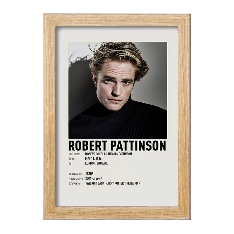 تابلو خندالو طرح رابرت پتینسون (Robert Pattinson) کد F13145